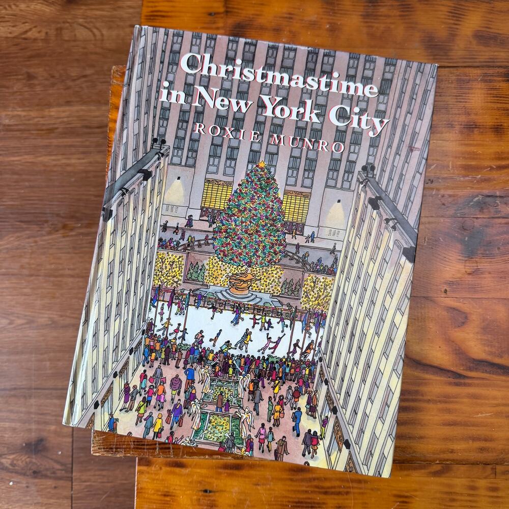 Vintage 1987 Christmastime In New York City Hardcover Book